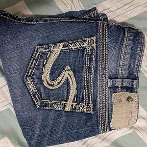 Silver Jeans Tuesday Baby Boot Size 30/33